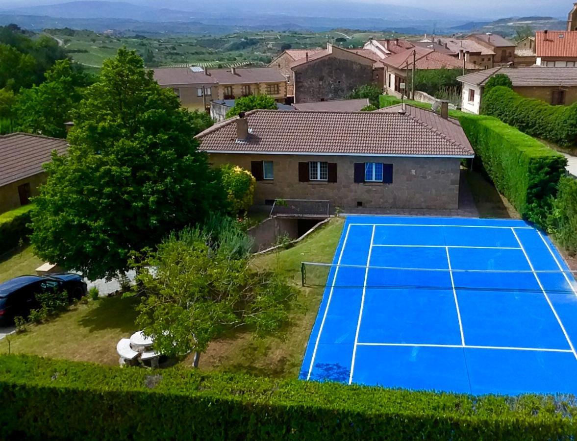 Samaniego Sagastienea Villa Con Piscina Y Tenis En La Rioja מראה חיצוני תמונה